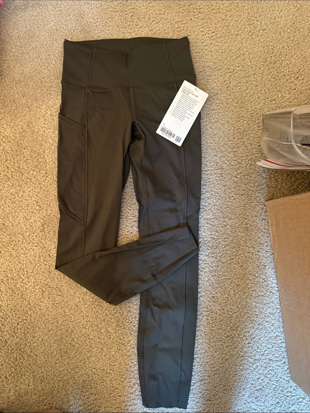 lululemon athletica High-Rise Leggings in Olive Green